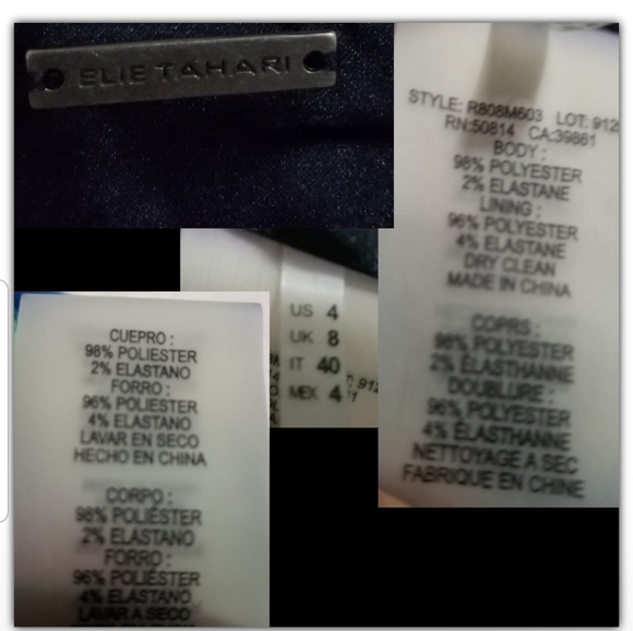 Elie Tahari dress size 4 - Picture 4 of 4